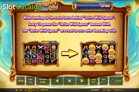 Οθόνη7. Smuggler's Gold Κουλοχέρης 