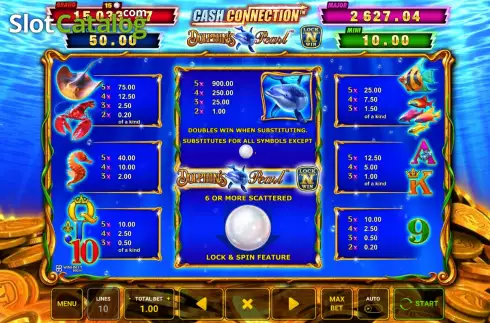 Οθόνη8. Cash Connection Dolphin’s Pearl Κουλοχέρης