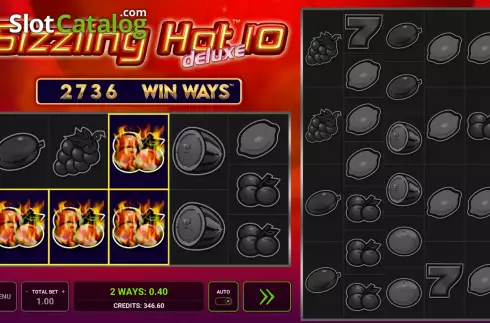 Οθόνη7. Sizzling Hot Deluxe 10 Win Ways Κουλοχέρης