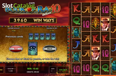 Οθόνη6. Book of Ra deluxe 10: Win Ways Κουλοχέρης