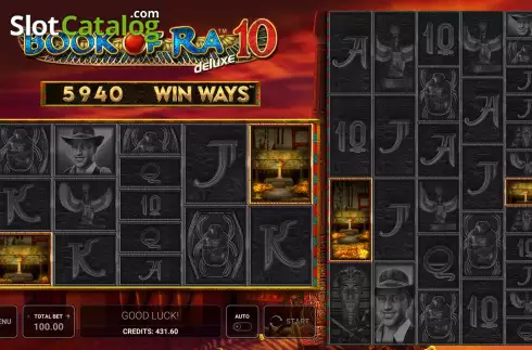 Οθόνη8. Book of Ra deluxe 10: Win Ways Κουλοχέρης
