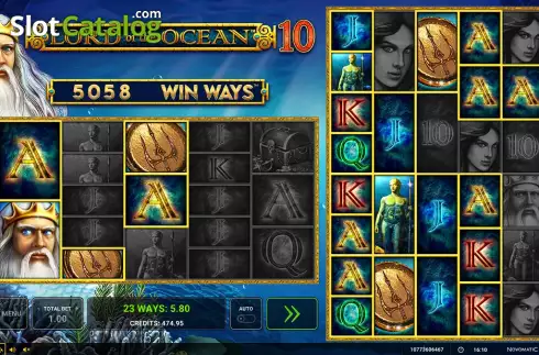 Οθόνη5. Lord of the Ocean 10: Win Ways Κουλοχέρης
