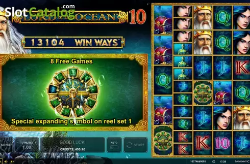 Οθόνη8. Lord of the Ocean 10: Win Ways Κουλοχέρης