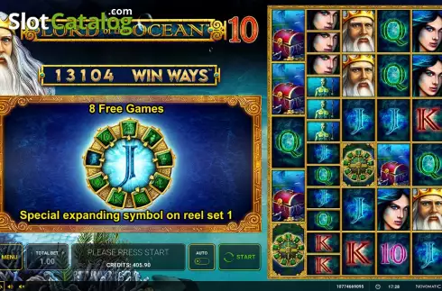 Οθόνη9. Lord of the Ocean 10: Win Ways Κουλοχέρης