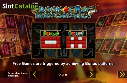 Οθόνη2. Book of Ra Multi Card Bingo Deluxe Κουλοχέρης