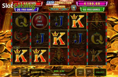 Οθόνη3. Cash Connection – Golden Book Of Ra Κουλοχέρης