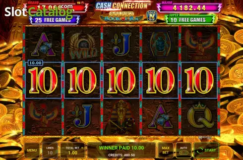 Οθόνη4. Cash Connection – Golden Book Of Ra Κουλοχέρης