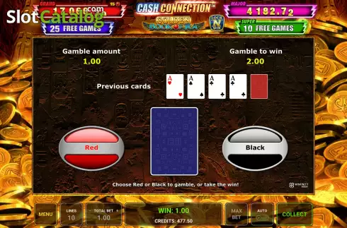 Οθόνη5. Cash Connection – Golden Book Of Ra Κουλοχέρης