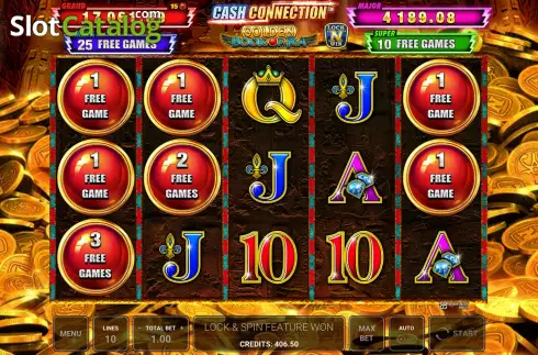 Οθόνη6. Cash Connection – Golden Book Of Ra Κουλοχέρης