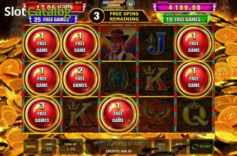 Οθόνη7. Cash Connection – Golden Book Of Ra Κουλοχέρης