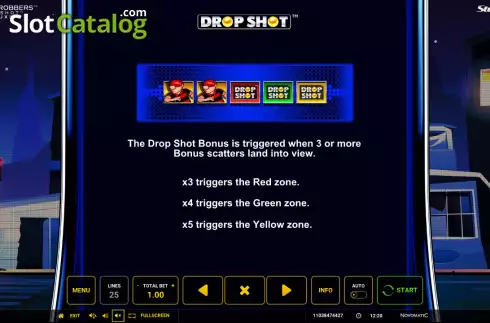 Οθόνη7. Cops 'n' Robbers Drop Shot Deluxe Κουλοχέρης