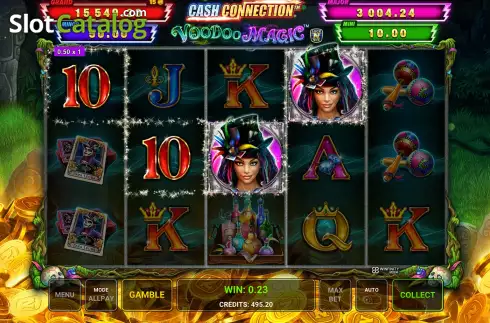 Οθόνη3. Cash Connection - Voodoo Magic Κουλοχέρης