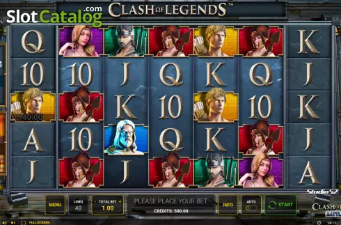 Οθόνη2. Clash of Legends - Battle Lines Κουλοχέρης
