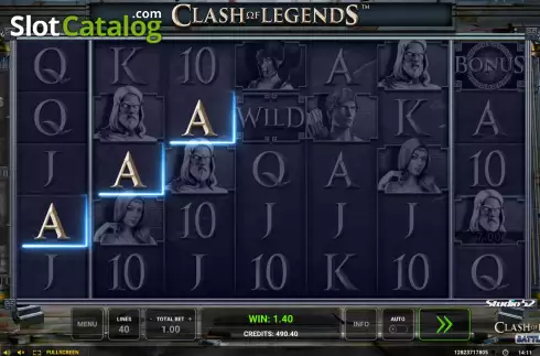 Οθόνη4. Clash of Legends - Battle Lines Κουλοχέρης