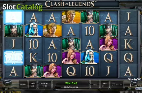 Οθόνη3. Clash of Legends - Battle Lines Κουλοχέρης