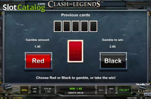 Οθόνη5. Clash of Legends - Battle Lines Κουλοχέρης