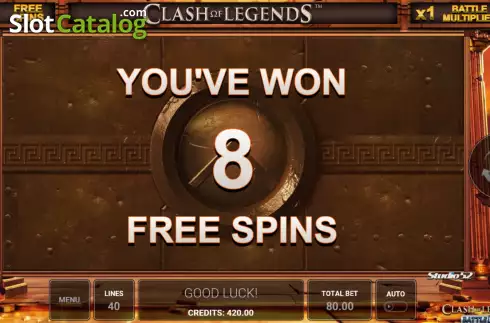 Οθόνη6. Clash of Legends - Battle Lines Κουλοχέρης