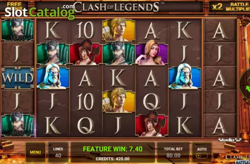 Οθόνη8. Clash of Legends - Battle Lines Κουλοχέρης