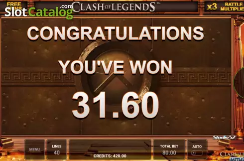 Οθόνη9. Clash of Legends - Battle Lines Κουλοχέρης