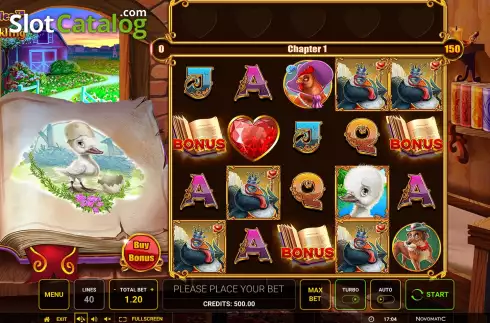 Οθόνη3. Diamond Tales: The Ugly Duckling Κουλοχέρης