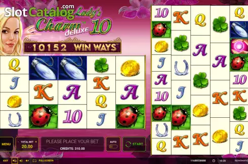 Οθόνη2. Lucky Ladys Charm Deluxe 10 Win Ways Κουλοχέρης