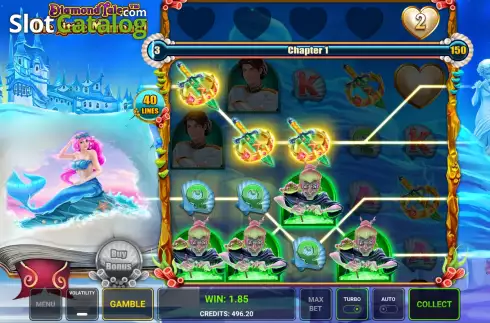 Οθόνη4. Diamond Tales: The Little Mermaid Κουλοχέρης