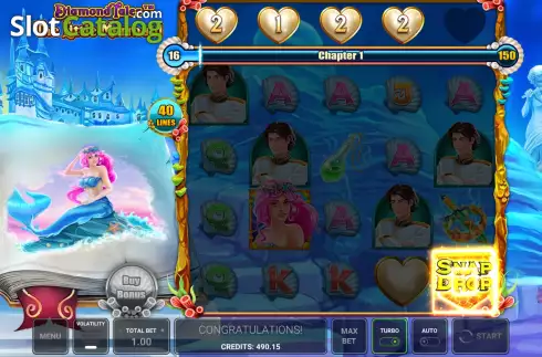 Οθόνη6. Diamond Tales: The Little Mermaid Κουλοχέρης
