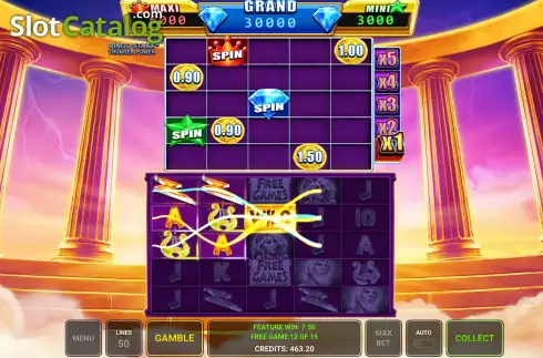 Οθόνη9. Bingo Staxx Thunder Power Κουλοχέρης