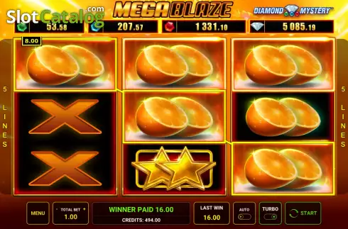 Οθόνη3. Mega Blaze Κουλοχέρης