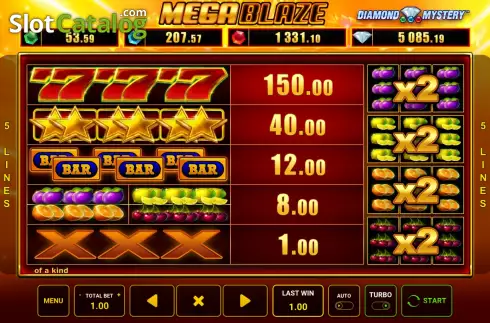 Οθόνη7. Mega Blaze Κουλοχέρης
