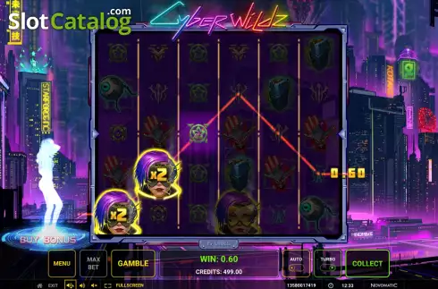 Οθόνη4. Cyber Wildz Κουλοχέρης