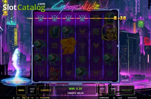 Οθόνη5. Cyber Wildz Κουλοχέρης