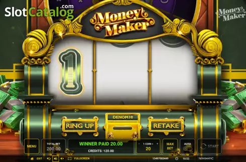 Οθόνη4. Money Maker (Greentube) Κουλοχέρης
