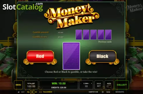 Οθόνη6. Money Maker (Greentube) Κουλοχέρης