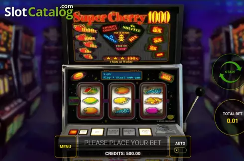 Οθόνη2. Super Cherry 1000 Κουλοχέρης