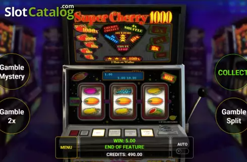 Οθόνη4. Super Cherry 1000 Κουλοχέρης