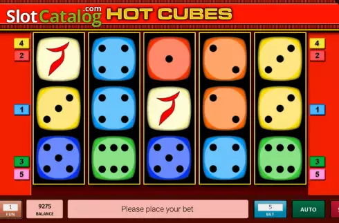 Οθόνη2. Hot Cubes Κουλοχέρης