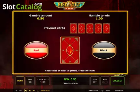 Οθόνη5. Rise of Tut Magic Κουλοχέρης 