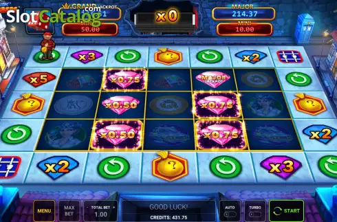 Οθόνη8. Diamond Link: Cops ‘n’ Robbers Κουλοχέρης