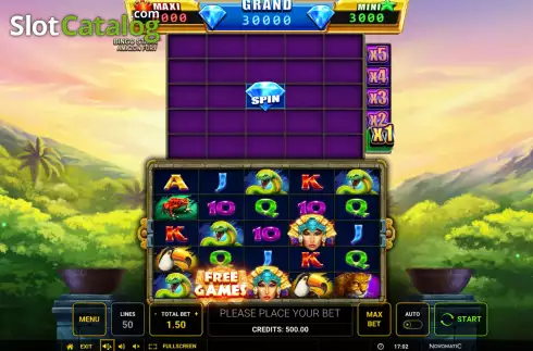 Οθόνη2. Bingo Staxx Amazon Fury Κουλοχέρης