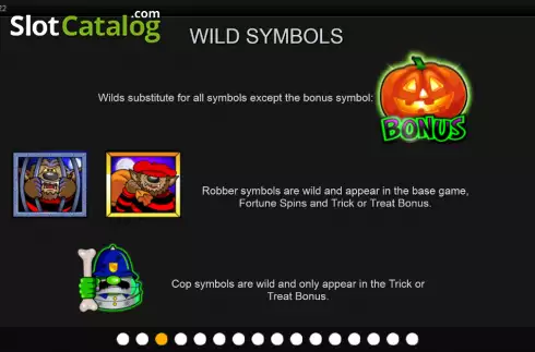 Οθόνη7. Cops 'n' Robbers Big Money Trick or Treat Κουλοχέρης