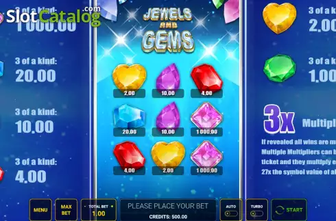 Οθόνη2. Jewels and Gems Κουλοχέρης 