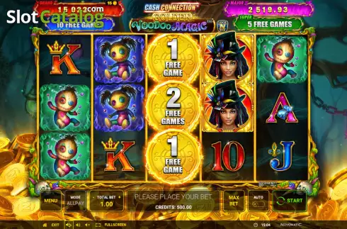 Οθόνη2. Cash Connection – Golden Voodoo Magic Κουλοχέρης 