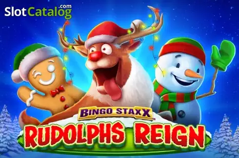 Bingo Staxx Rudolph's Reign Λογότυπο Bingo Staxx Rudolph's Reign Λογότυπο
