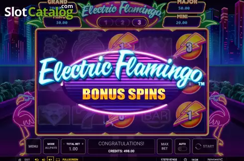 Οθόνη3. Electric Flamingo Κουλοχέρης