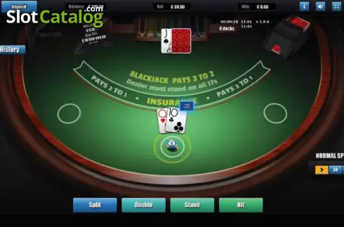 Οθόνη2. Lux Blackjack 6-Decks Κουλοχέρης