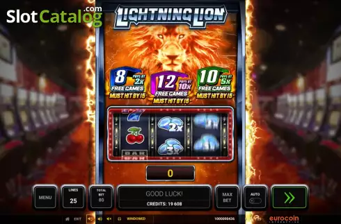 Οθόνη2. Lightning Lion Κουλοχέρης