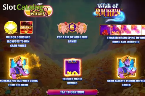Οθόνη2. Piggy Prizes Wish of Riches Κουλοχέρης