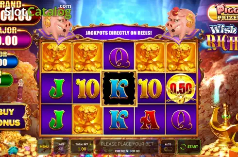 Οθόνη3. Piggy Prizes Wish of Riches Κουλοχέρης