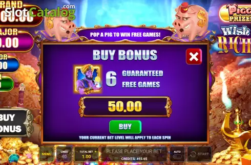 Οθόνη6. Piggy Prizes Wish of Riches Κουλοχέρης